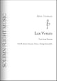Lux Verum SATB choral sheet music cover